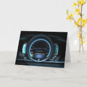 神の父なる幸せな父の日 カード (黄色い花)