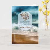 神の父の感傷波父の日 カード (黄色い花)