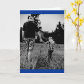 神の父の日カードからの恵み カード (黄色い花)