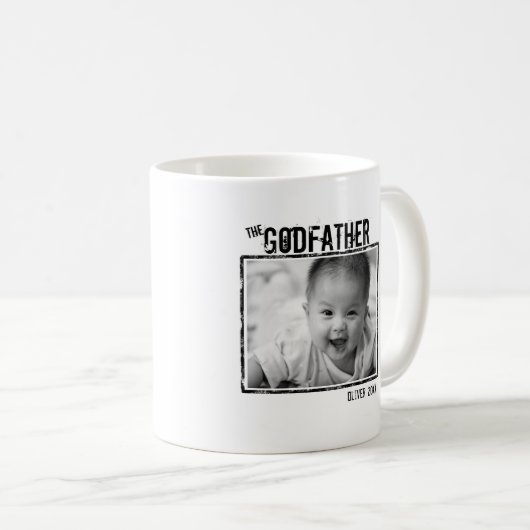 神の父 |写真パーソナライズされたと名前 コーヒーマグカップ (正面右)