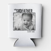 神の父 |写真パーソナライズされたと名前 缶クーラー (正面)