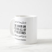 神の生き物を狩る面白い狩猟用マグカップ コーヒーマグカップ (正面左)