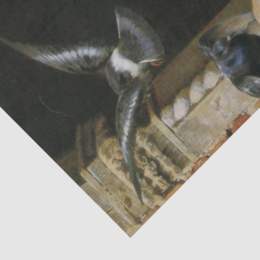 神の生き物(食べ物を与え修道女の鳥) 薄葉紙 (詳細)