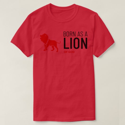 神の生まれ獅子として Tシャツ (デザイン正面)