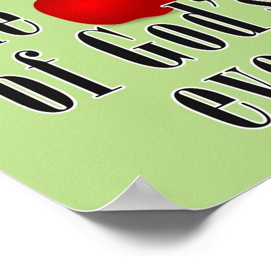 神の目のりんご ポスター (角)