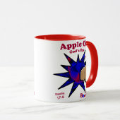 神の目のリンゴChristian Mug マグカップ (正面右)