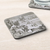 神の目は収穫、イラストレーションfを見ます コースター (左側)