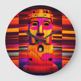 神の目を見る – Ken Gage Art ラージ壁時計