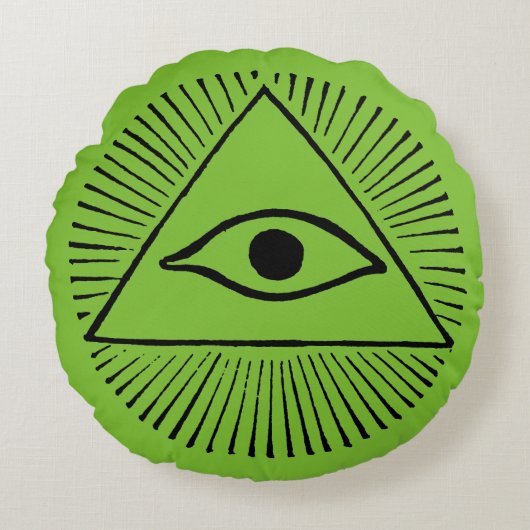 神の目 ラウンドクッション (正面)