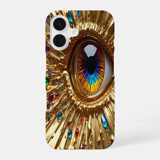神の目 – iPhone 16ケース (裏面)