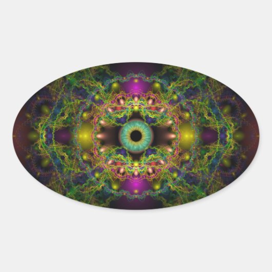 神の目 – Vesica Pissis 楕円形シール (正面)