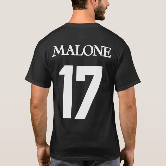神の真のシンボル MALONE 17 Tシャツ (裏面)