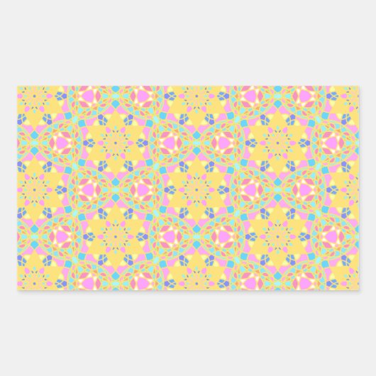 神の瞑想シール 長方形シール (正面)