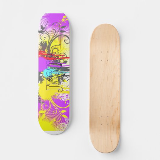 神の石-キリスト教の石のギア スケートボード (正面)