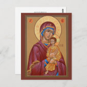 神の祈りの言葉カードのPimenの母 ポストカード (正面/裏面)