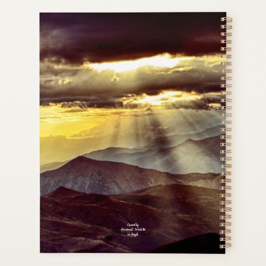 神の祈りを待つ5:3聖書の聖句 プランナー手帳 (裏面)