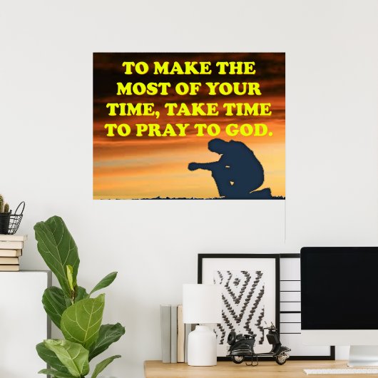 神の祈為に ポスター (ホームオフィス)