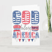 神の祝福あれ、アメリカ カード (正面)