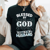 神の祝福に夫の甘やかし信仰 トライブレンドTシャツ