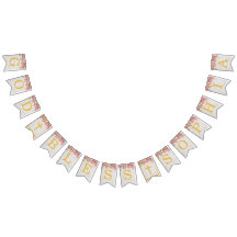 神の祝福の名前ピンクの蘭の女の子バプテスムコミュニオン