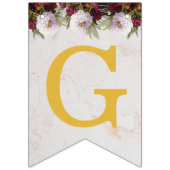 神の祝福の名前フローラ牡丹バプテスコミューニオン バンティングフラッグ (第1の旗)