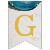 神の祝福の名前ブルーGeode男の子バプティスコミューニオン バンティングフラッグ (第1の旗)