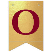 神の祝福の名前金ゴールドブルゴーニュ洗礼聖餐会 バンティングフラッグ (第3の旗)