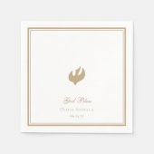 神の祝福の女の子の確認 スタンダードカクテルナプキン (正面)