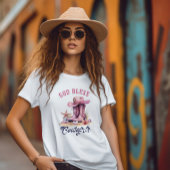 神の祝福の女性のカーボーイ Tシャツ