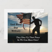 神の祝福の私たちの軍隊 ポストカード (正面/裏面)