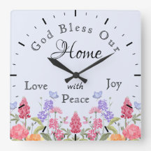 神の祝福わが家のフローラワイルドフラワーブルー