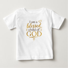 神の祝福を受けた子供 ベビーTシャツ