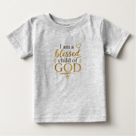 神の祝福を受けた子 ベビーTシャツ