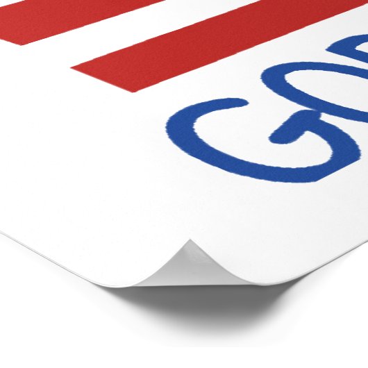 神の祝福アメリカのポスター ポスター (角)