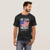 神の祝福アメリカ特にノームAK米国州デシ Tシャツ (正面フル)