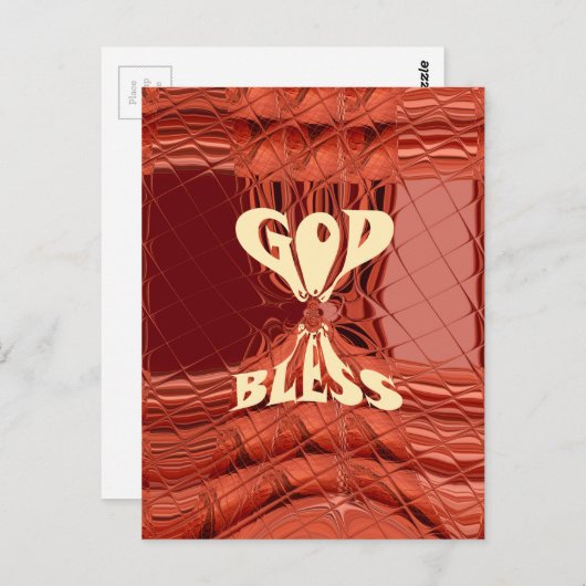 神の祝福アートプリント ポストカード (正面/裏面)