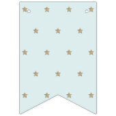 神の祝福三日月&星ブルーボーイバプテスマ バンティングフラッグ (第1の旗)