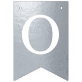 神の祝福4文字の名前シルバーバプテスマ聖餐会 バンティングフラッグ (第3の旗)