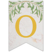 神の祝福6文字の葉金ゴールドバプテスマ聖餐会 バンティングフラッグ (第2の旗)