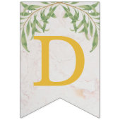 神の祝福6文字の葉金ゴールドバプテスマ聖餐会 バンティングフラッグ (第3の旗)