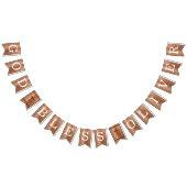 神の祝福6文字の銅洗礼の最初の聖餐会 バンティングフラッグ (全)