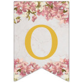 神の祝福6文字ピンクの蘭バプテスマ聖餐会 バンティングフラッグ (第2の旗)