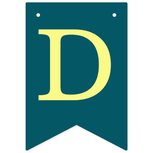 神の祝福6文字ボーイバプテスマティール（緑がかった色）聖餐会 バンティングフラッグ (第3の旗)