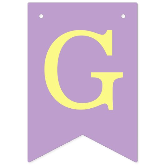 神の祝福6文字ボーパープルバプテスマ聖餐会B バンティングフラッグ (第1の旗)