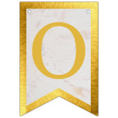 神の祝福6文字金ゴールド大理石バプテスマ聖餐会 バンティングフラッグ (第2の旗)