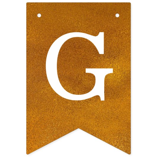 神の祝福7文字の名前金ゴールドバプテスムコミュニオン バンティングフラッグ (第2の旗)