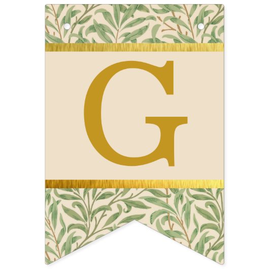 神の祝福7文字の緑離れの洗礼聖餐会 バンティングフラッグ (第2の旗)