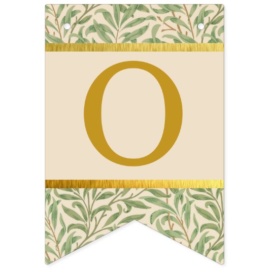 神の祝福7文字の緑離れの洗礼聖餐会 バンティングフラッグ (第3の旗)