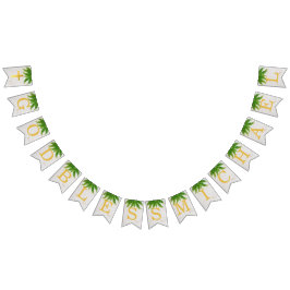 神の祝福7文字の葉ファーンバプテスマ聖餐会 バンティングフラッグ