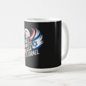神の祝福 アメリカ イスラエル コーヒーマグカップ (正面右)